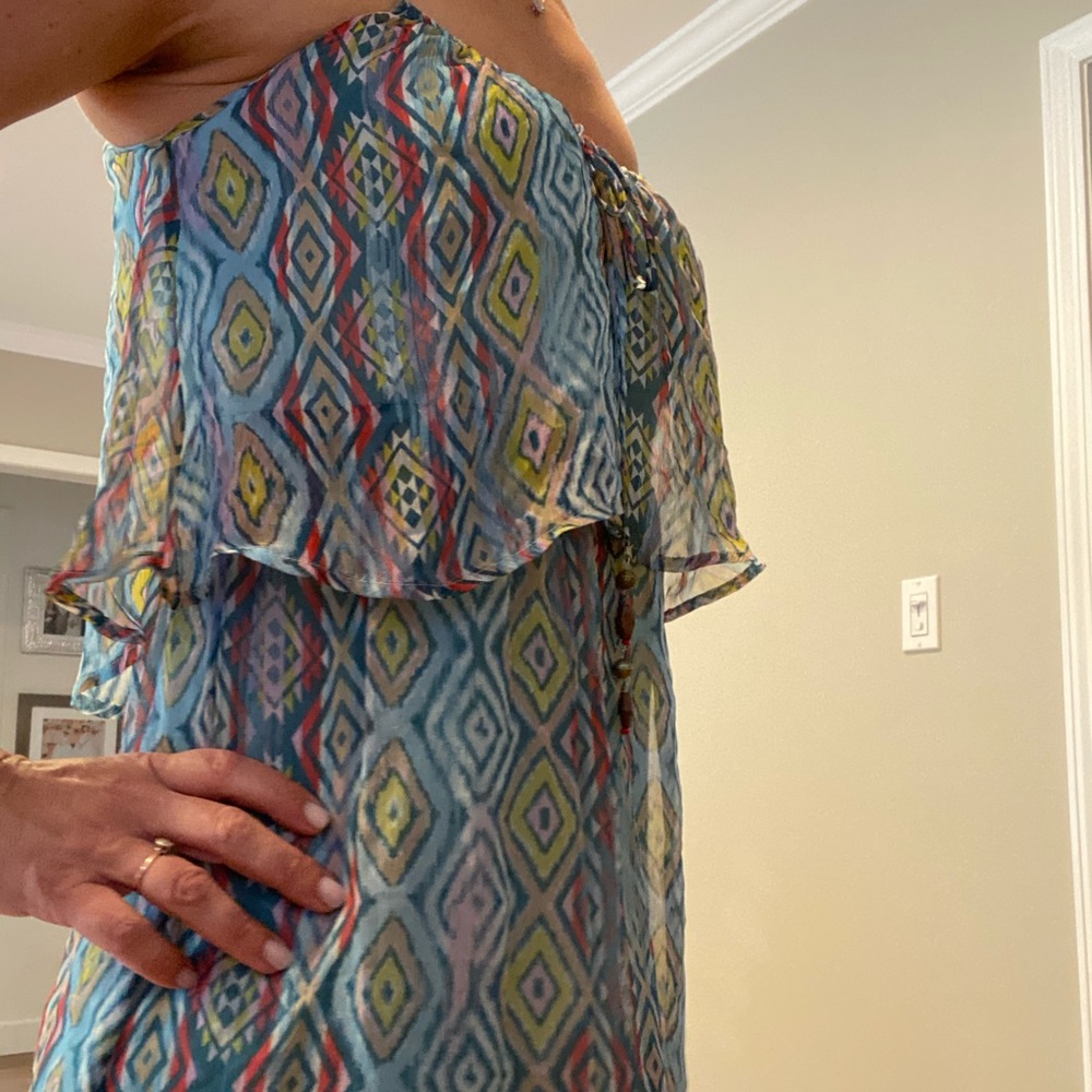 COPY - Ella Moss Silk Chiffon boho Dress